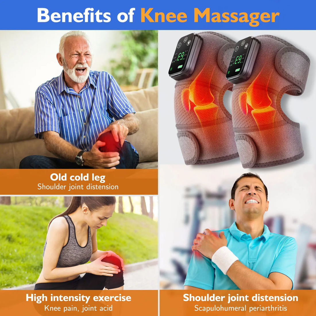 🔥 Say Goodbye to Joint Pain: The Heated Massager That Works Wonders!
