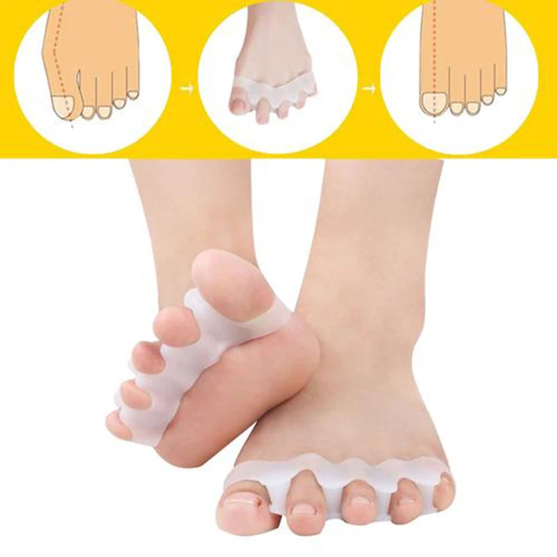 Bio-Silica Gel Toe Separators | for Men & Women