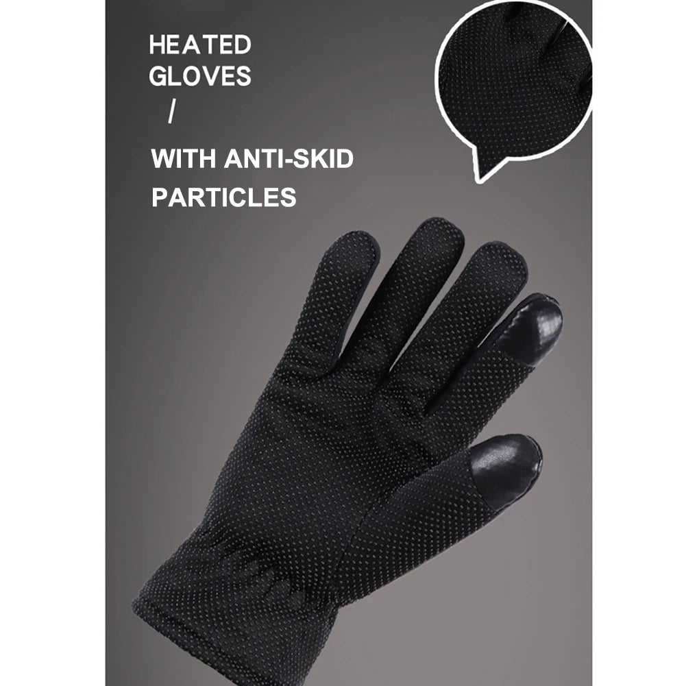 EmberGuard USB Warm Hand Heating Gloves Touch Screen | Electric Heated Winter Gloves