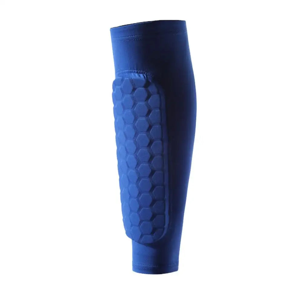 Shock-Resistant Soccer Shin Guards – Honeycomb Padded Protection