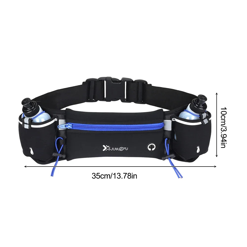 Running Waist Bags Belt Pouch Men Hydration Running Belt With Water Bottle Sports Fanny Phone Pack Women Exercise Pack Bags