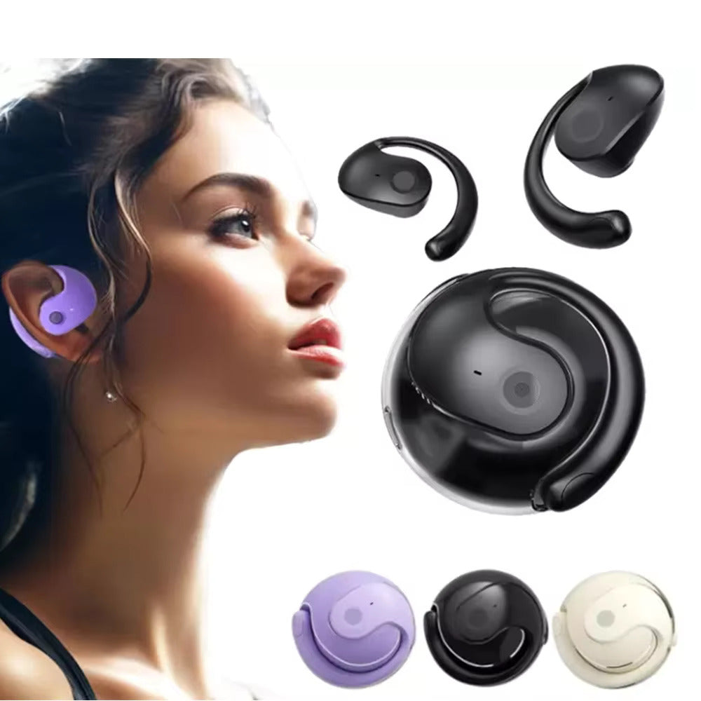 Wireless Ear Hooks Bluetooth 5.3 for Sports, iOS & Android With 144 Languages Translator Earbuds Smart Voice Translator