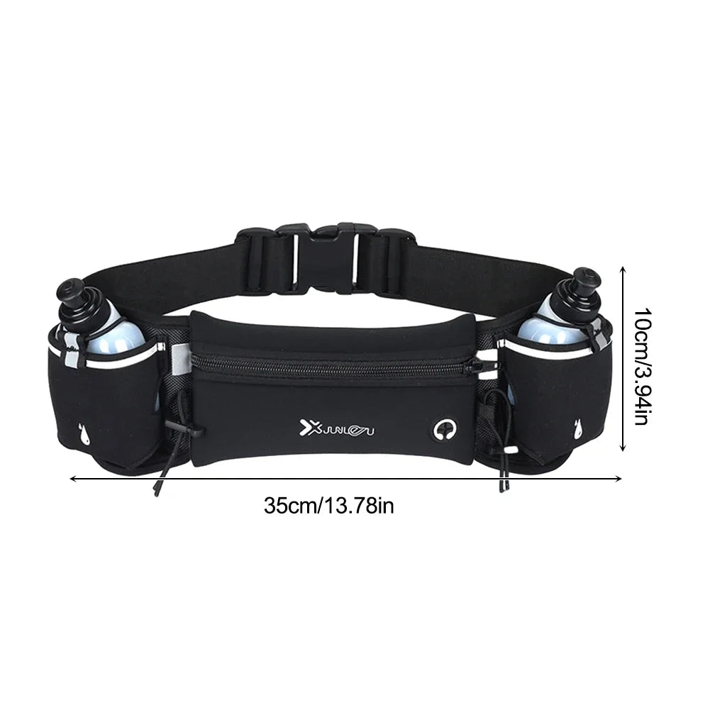 Running Waist Bags Belt Pouch Men Hydration Running Belt With Water Bottle Sports Fanny Phone Pack Women Exercise Pack Bags