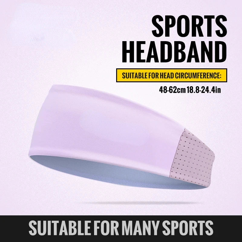 Non-Slip Sports Headband for Men & Women – Breathable, Sweat-Wicking, Elastic Fit