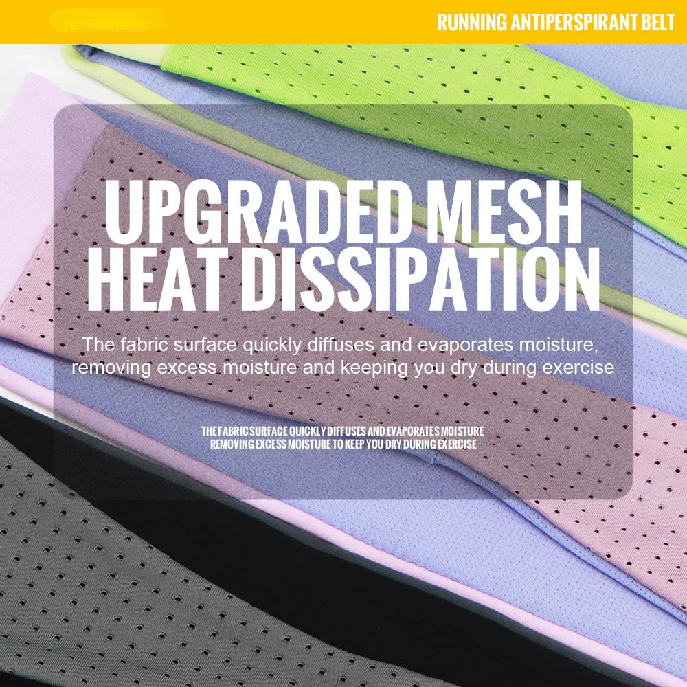 Non-Slip Sports Headband for Men & Women – Breathable, Sweat-Wicking, Elastic Fit