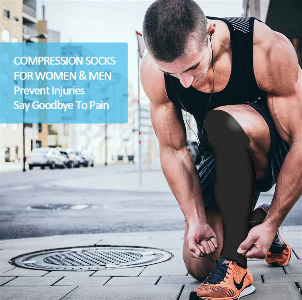 Copper Compression Socks for Men & Women – 6 Pc