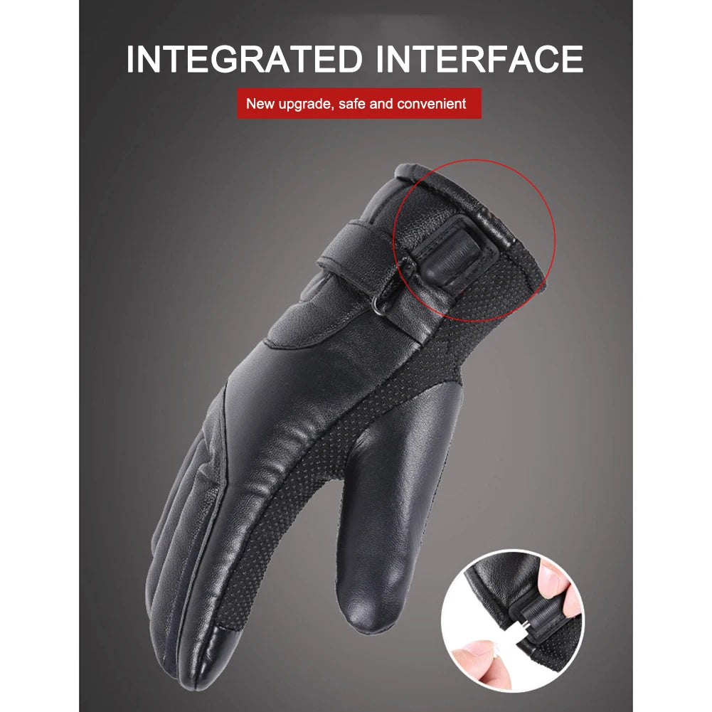 EmberGuard USB Warm Hand Heating Gloves Touch Screen | Electric Heated Winter Gloves