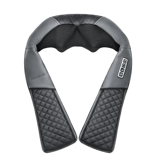Medcursor Shiatsu Neck & Shoulder Massager with Heat — Deep Kneading Back & Neck Massager