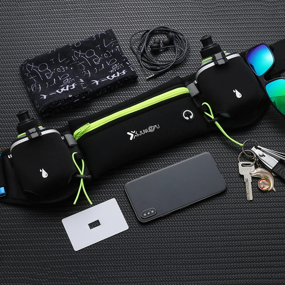 Running Waist Bags Belt Pouch Men Hydration Running Belt With Water Bottle Sports Fanny Phone Pack Women Exercise Pack Bags