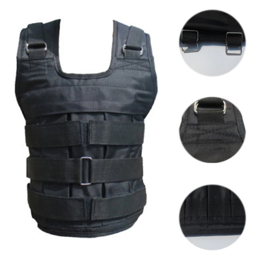 Weighted Training Vest – Adjustable Fitness Weight Jacket