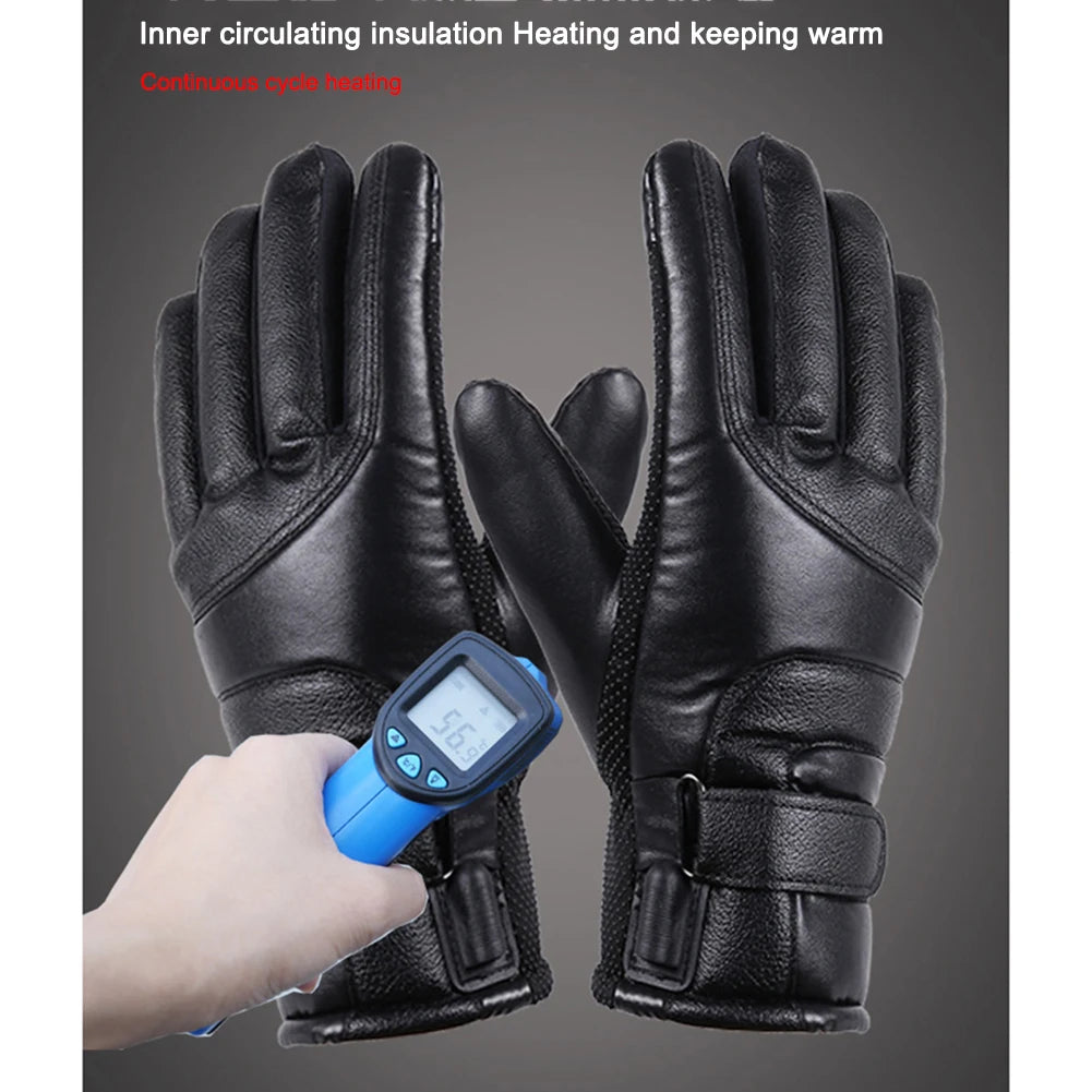 EmberGuard USB Warm Hand Heating Gloves Touch Screen | Electric Heated Winter Gloves