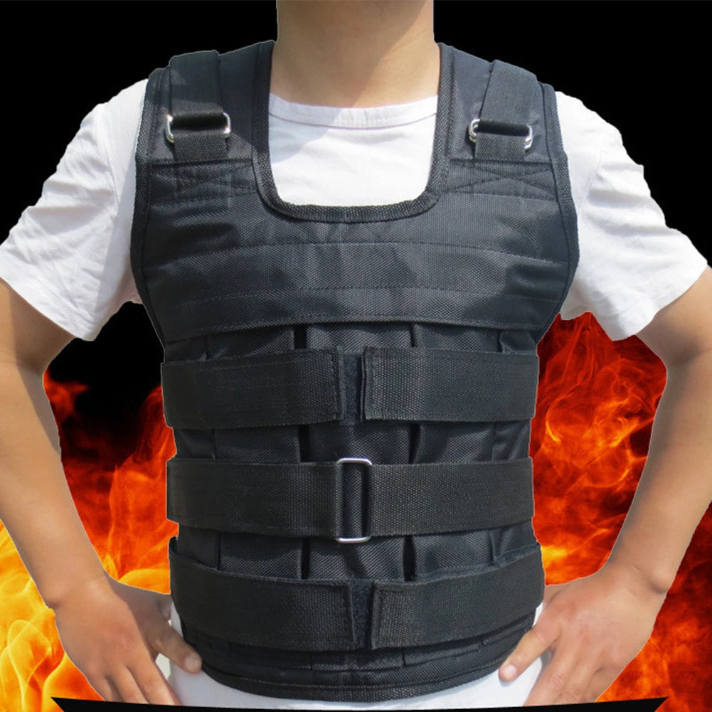 Weighted Training Vest – Adjustable Fitness Weight Jacket