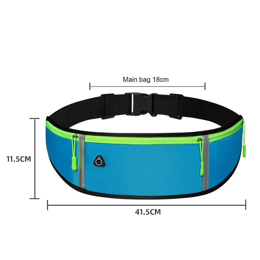 Running Waist Bags Belt Pouch Men Hydration Running Belt With Water Bottle Sports Fanny Phone Pack Women Exercise Pack Bags