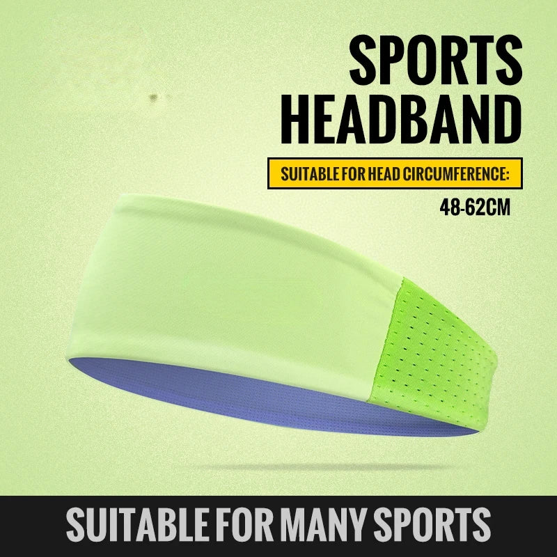 Non-Slip Sports Headband for Men & Women – Breathable, Sweat-Wicking, Elastic Fit