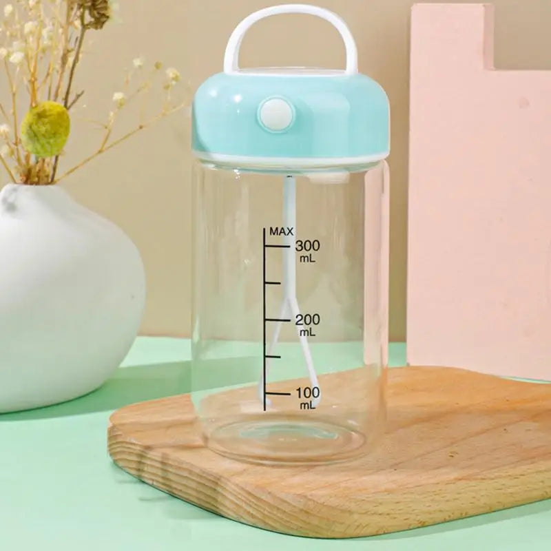 Cute Portable Electric Mixing Mug for Protein Shakes & Coffee | Noiseless & Durable