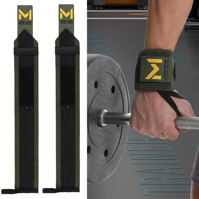 Adjustable Weight Lifting Wrist Wraps | Durable Support Brace