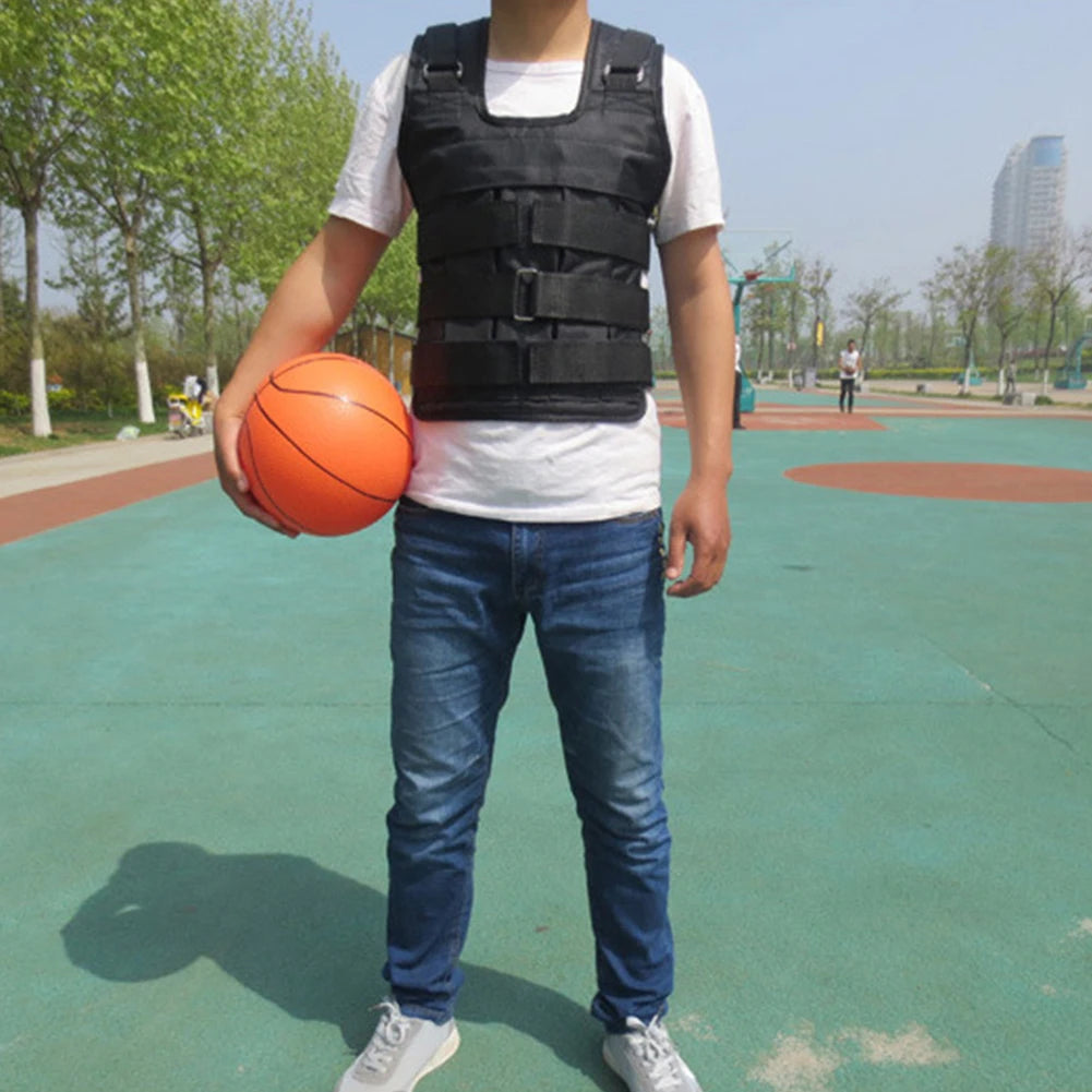 Weighted Training Vest – Adjustable Fitness Weight Jacket