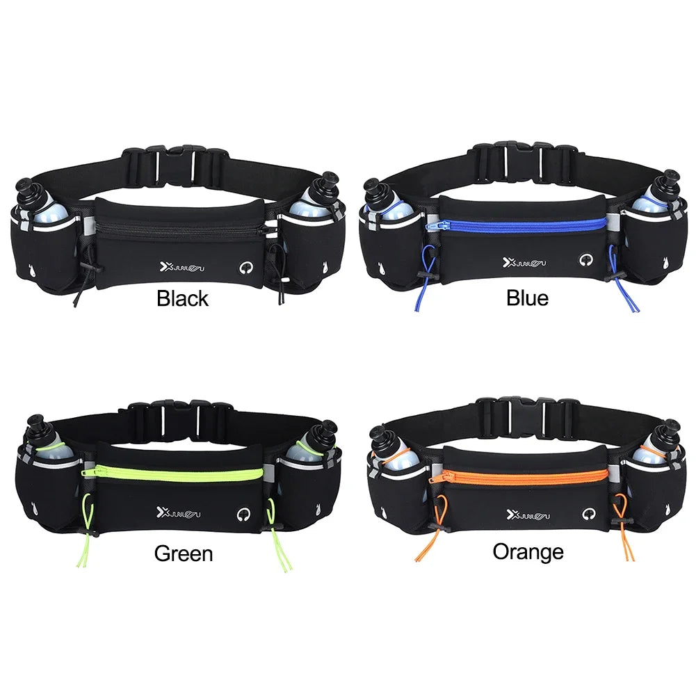 Running Waist Bags Belt Pouch Men Hydration Running Belt With Water Bottle Sports Fanny Phone Pack Women Exercise Pack Bags