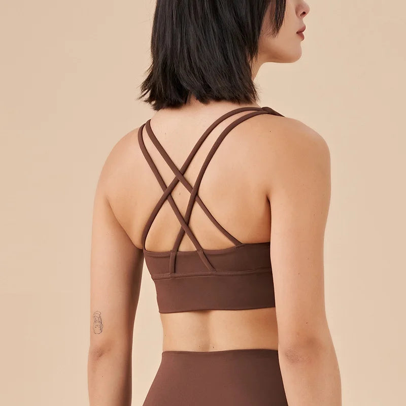 ZenFit Cross-Back Sports Bra