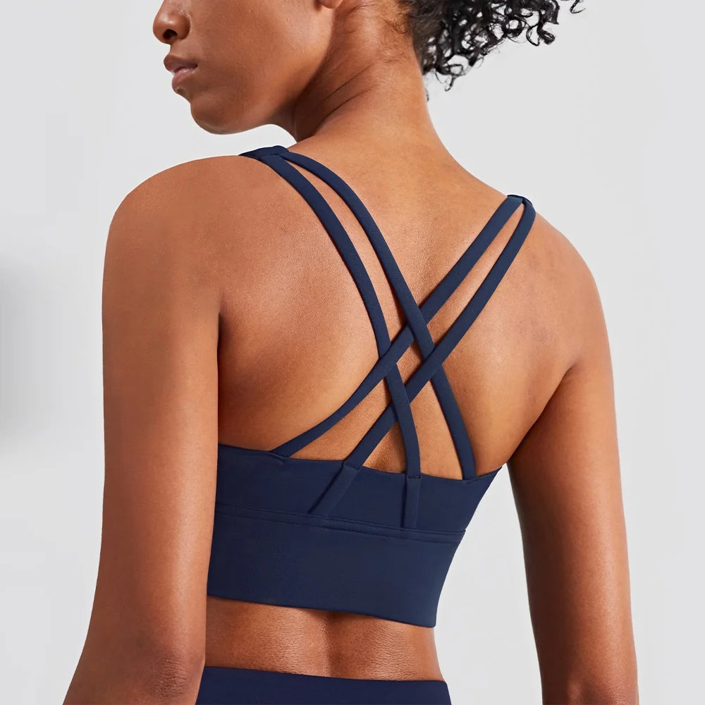 ZenFit Cross-Back Sports Bra