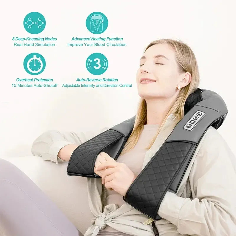 Knead a Break? This Heated Shiatsu Massager Has Your Back (and Neck!)