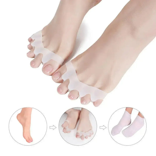 Bio-Silica Toe Separators | Hallux Valgus Relief for Men & Women