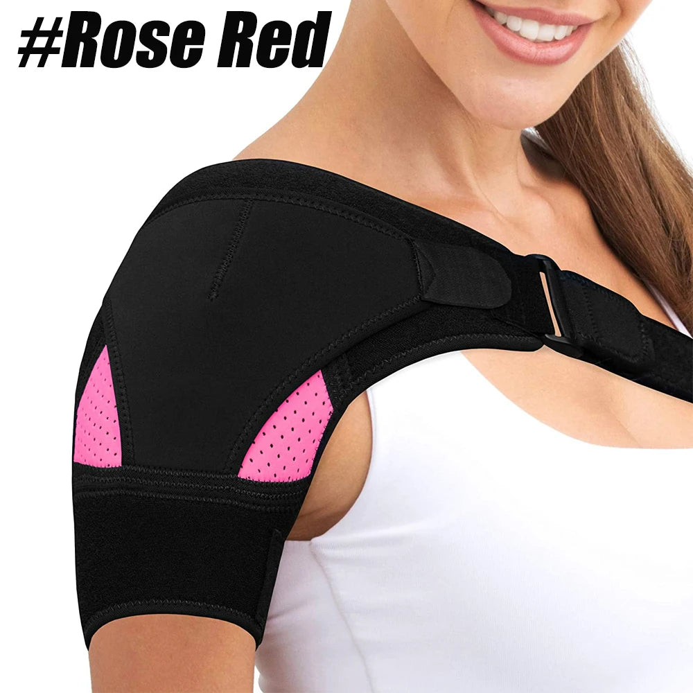 Adjustable Shoulder Support Brace for Men & Women – Gym, Sports Care