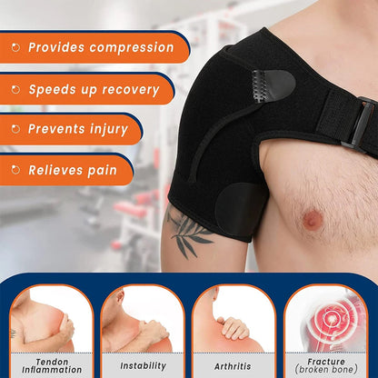 Adjustable Shoulder Support Brace for Men & Women – Gym, Sports Care