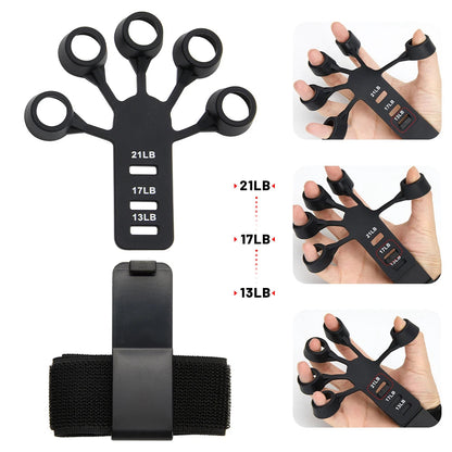 Finger flexibility and strength training tool