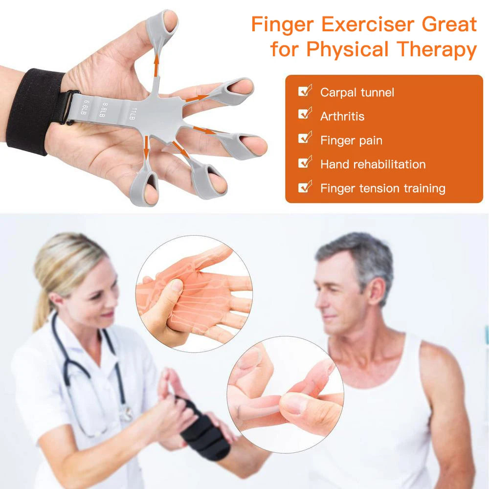 Adjustable resistance levels for finger strength