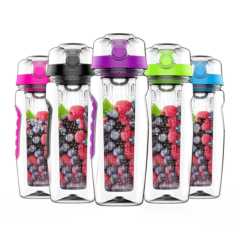 Athtec BPA Free Fruit Infuser Sports Water Bottle