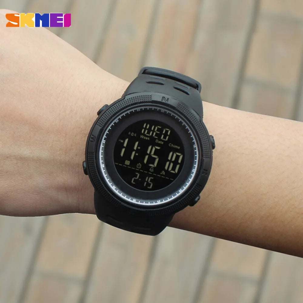 SKMEI Fashion Outdoor Sport Watch Men Multifunction Watches 5Bar Waterproof Digital Watch