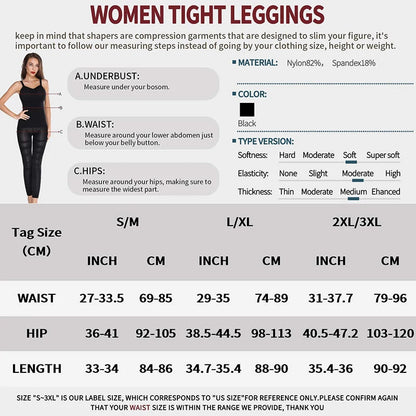 High-Waisted Compression Leggings for a Sculpting Slimmer Look