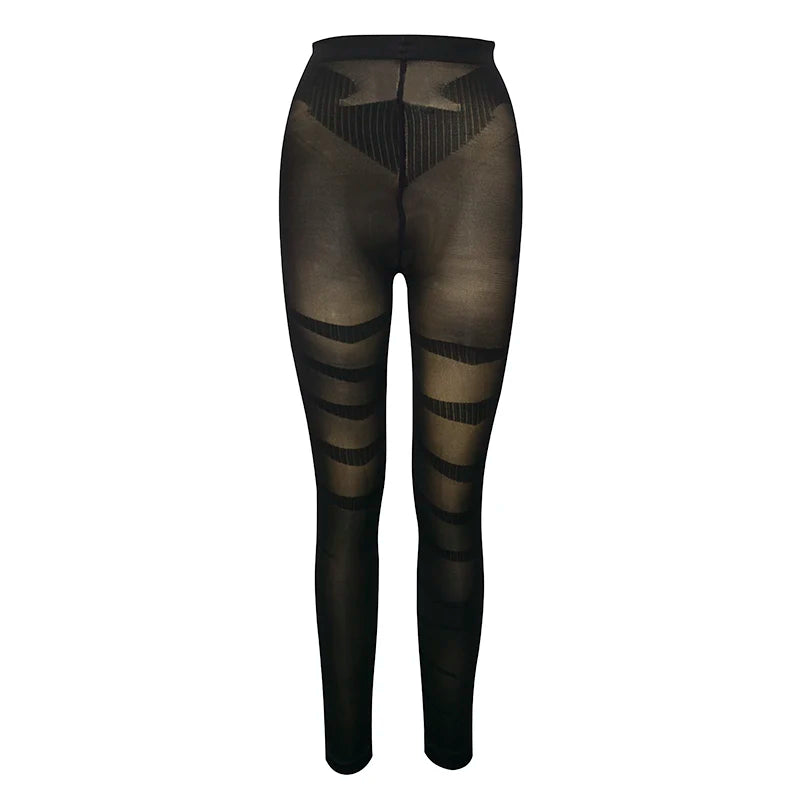 High-waisted shapewear leggings designed to shape your waist and hips.