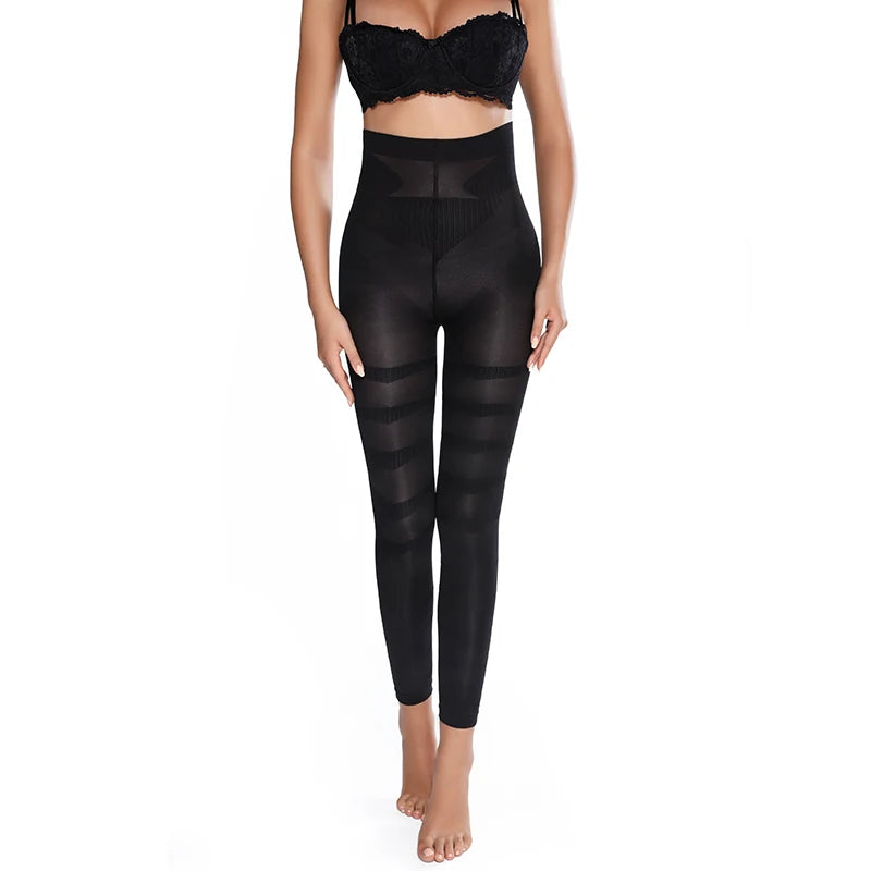 Slimming leggings with 360-degree compression to shape your thighs and waist.