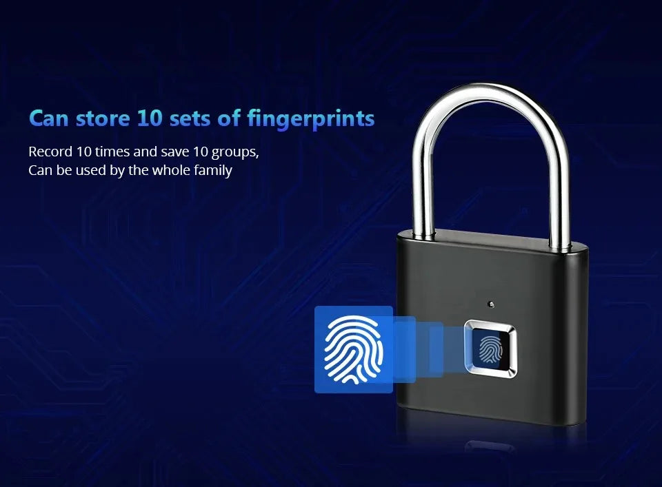 Keyless USB Charging Fingerprint Smart Lock