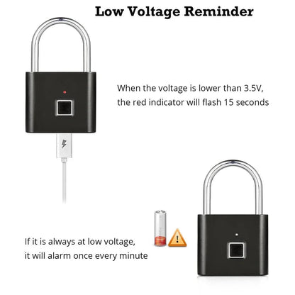 Keyless USB Charging Fingerprint Smart Lock