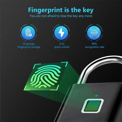 Keyless USB Charging Fingerprint Smart Lock