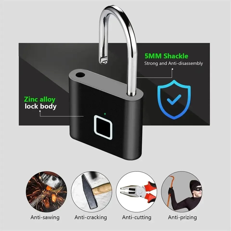 Keyless USB Charging Fingerprint Smart Lock