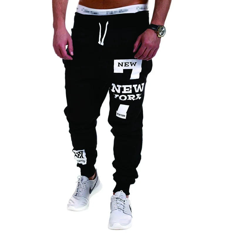 Men's Athletic Shorts Sweatpants Capri Pants Print Letter Sports Outdoor Streetwear Stylish