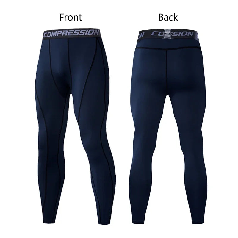 Men's Compression Pants for sports Elastic Sweatpants