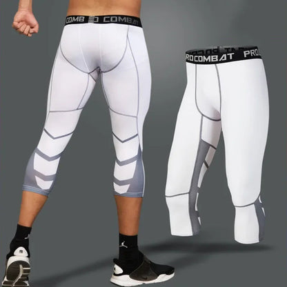 Men's Compression Pants for sports Elastic Sweatpants