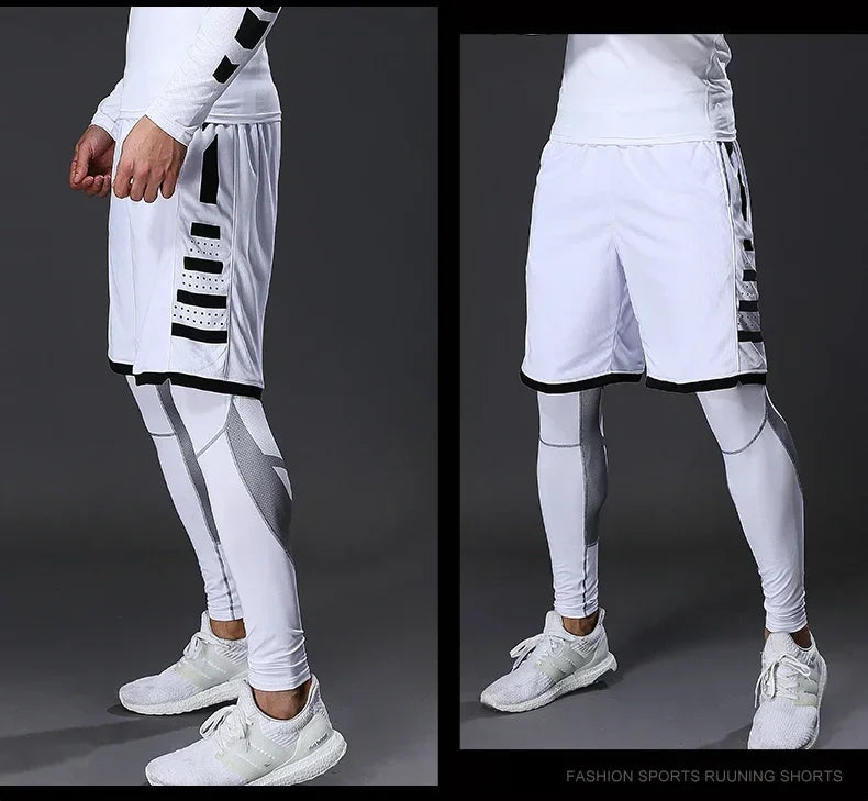 Men's Compression Pants for sports Elastic Sweatpants