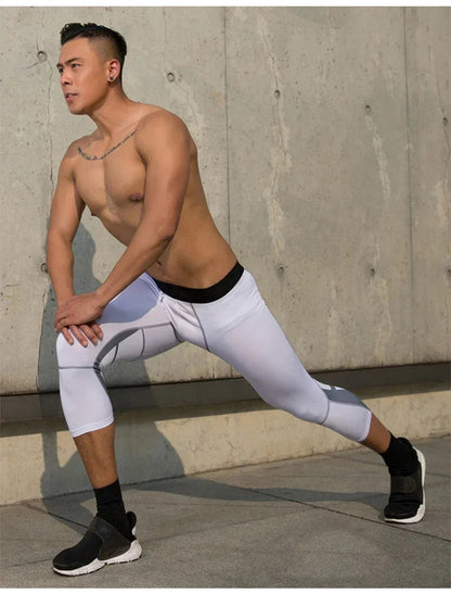 Men's Compression Pants for sports Elastic Sweatpants