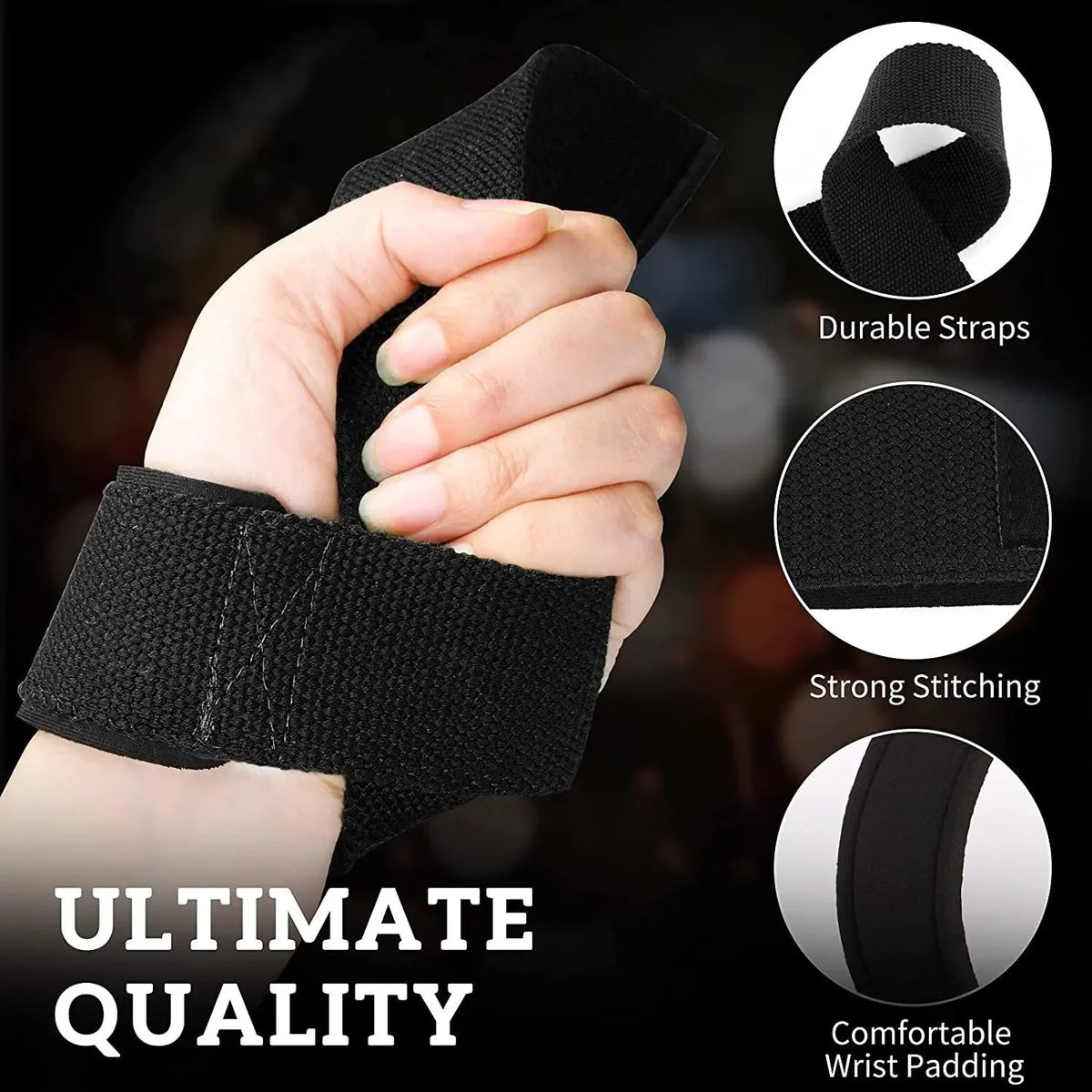 Lifting Straps for Women – Padded Wrist Straps for Deadlifts