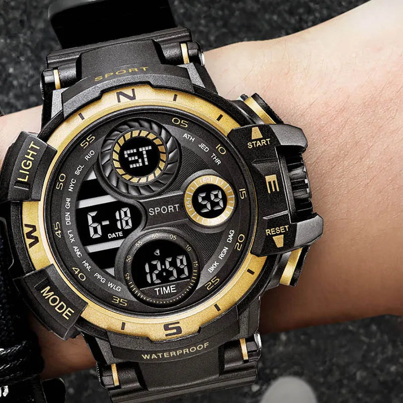 Yikaze Military Waterproof Digital Sports Watch