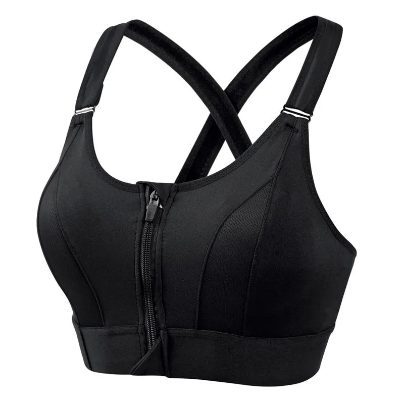 Women Sports Bras Crop Top Yoga Vest Shockproof Gym Fitness Athletic Brassiere