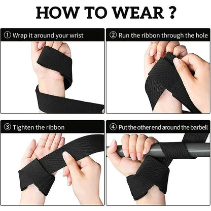 Lifting Straps for Women – Padded Wrist Straps for Deadlifts