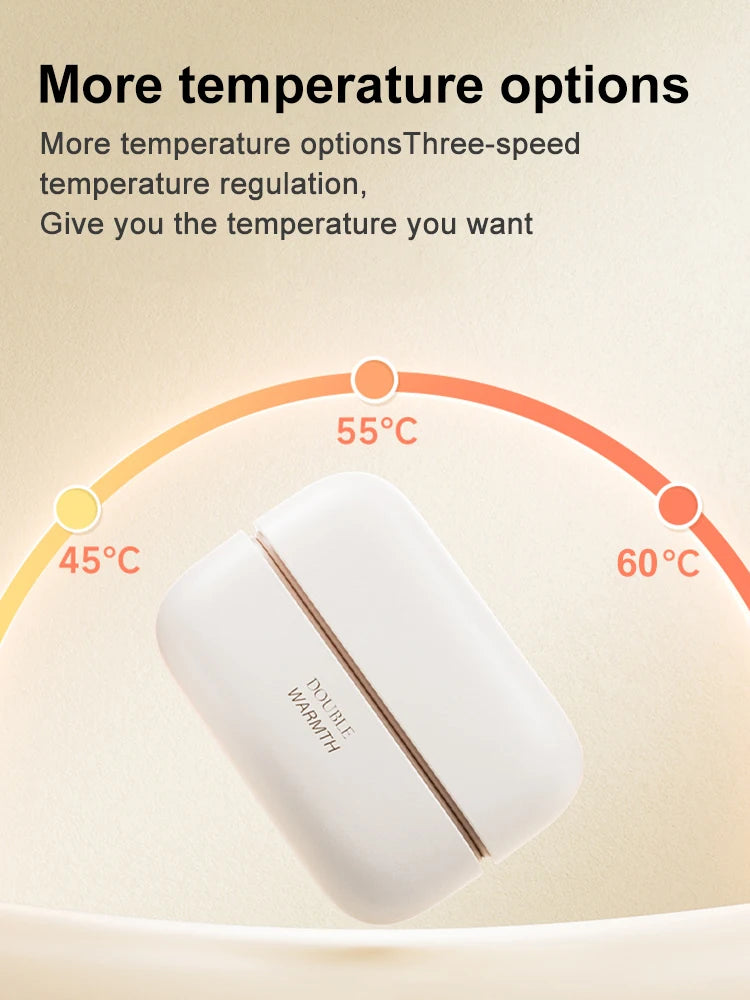 Versatile USB hand warmers with adjustable heat settings