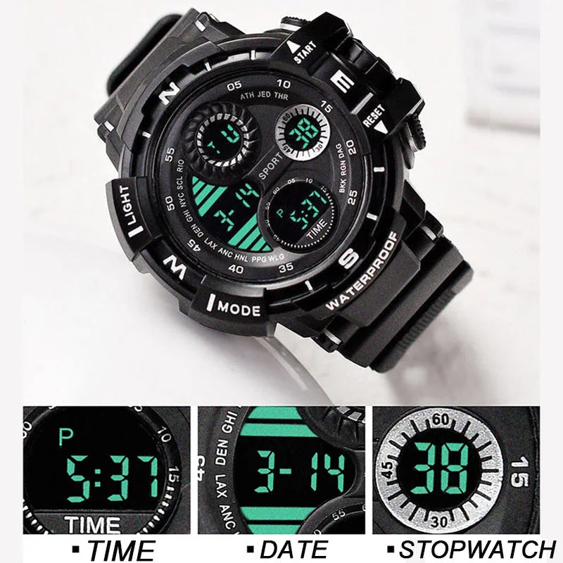 Yikaze Military Waterproof Digital Sports Watch